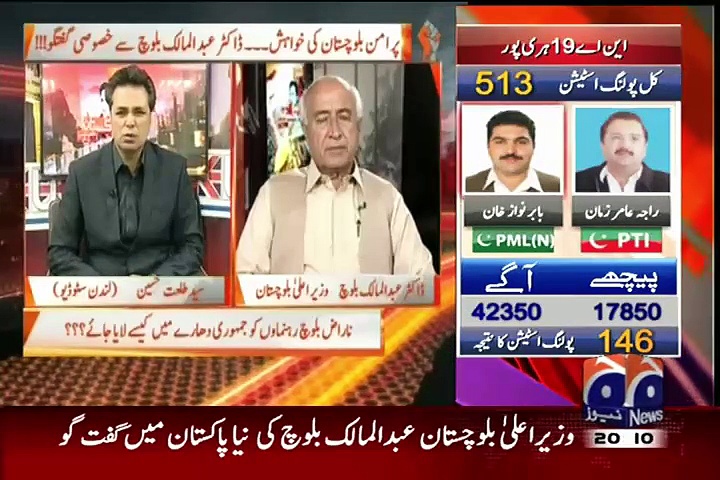 Naya Pakistan Talat Hussain Kay Sath – 16th August 2015