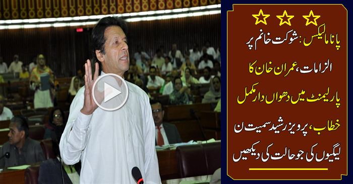 Imran Khan Blasted In Parliament On Prime Minister Nawaz Sharif Over Panama Leaks