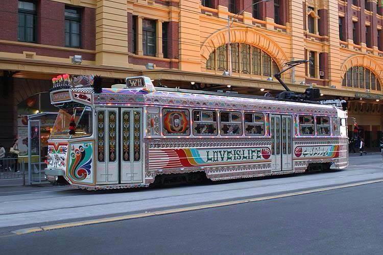 Australian train inspired by Pakistani public buses