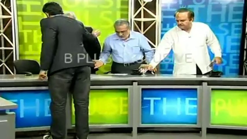 Pakistani Politicians Fight On Live TV