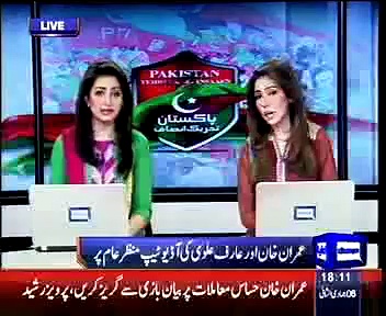 Imran Khan-Arif Alvi Alleged Phone Conversation After PTV Attack